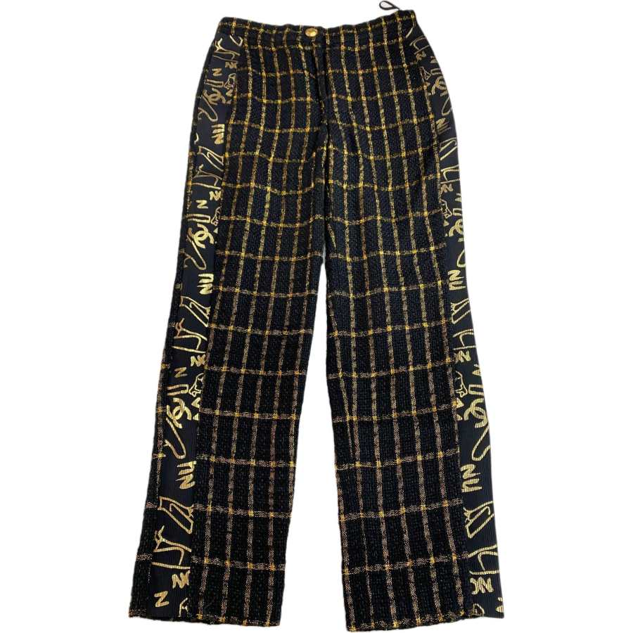 CHANEL Casual Pants Women's Black