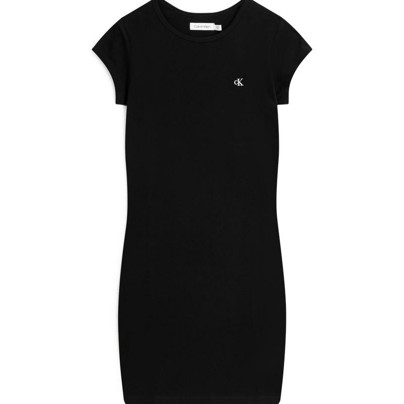 CALVIN KLEIN Short Sleeved Dress Women's Midnight Black