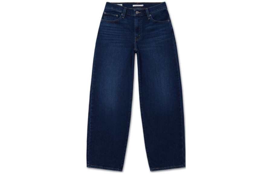 Levis Jeans Women's Blue Moderate Straight Fit Pants