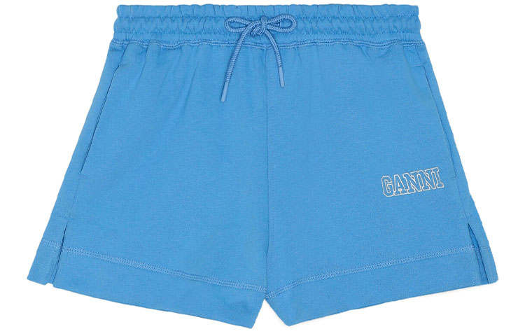 GANNI Casual Shorts Women's Blue Moderate