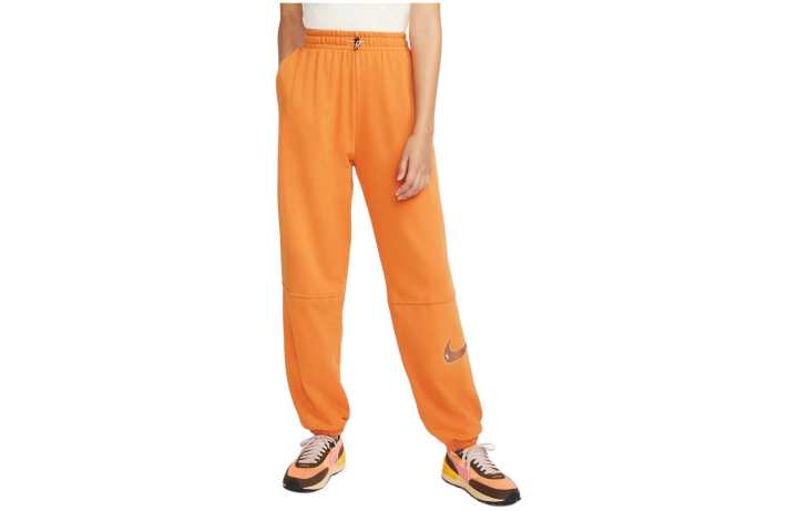 Nike Nike Sportswear Swoosh Knitted Sweatpants Women's Orange