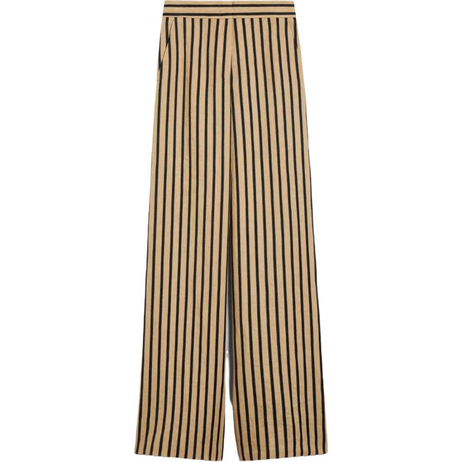 MaxMara Max Mara Cestino Striped Palazzo Pants
