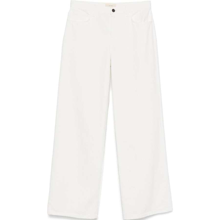 The Row Button Detailed Straight Leg Jeans