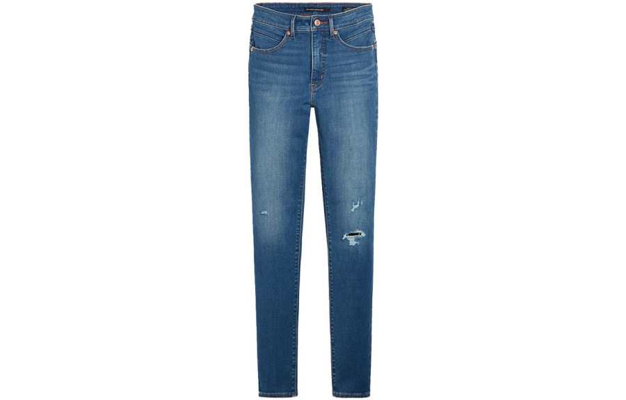 Levis Levis Jeans Women's Blue Moderate Ripped Pants