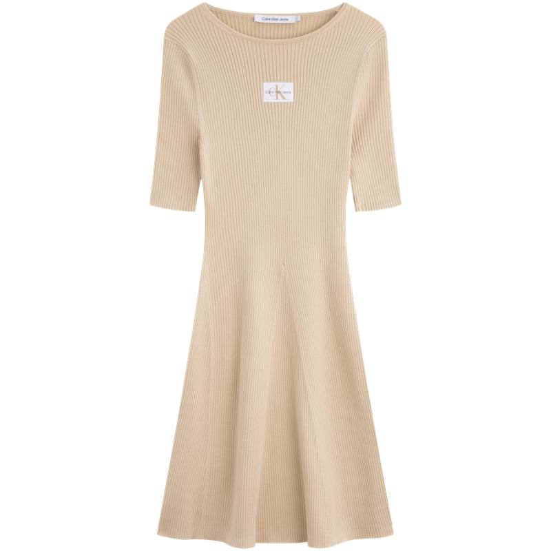 CALVIN KLEIN Short Sleeved Dress Women's
