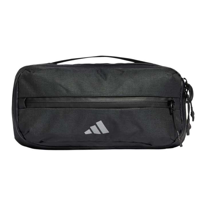 Adidas Adidas Polyester Shoulder Bag Unisex Black & Reflective Silver