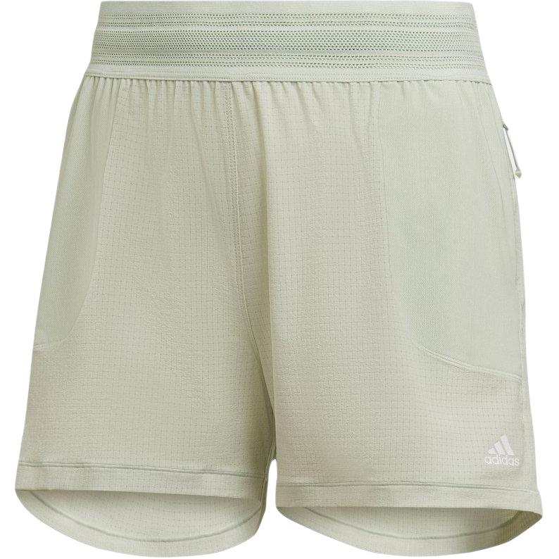 Adidas Adidas Casual Shorts Women's Linen Green Moderate