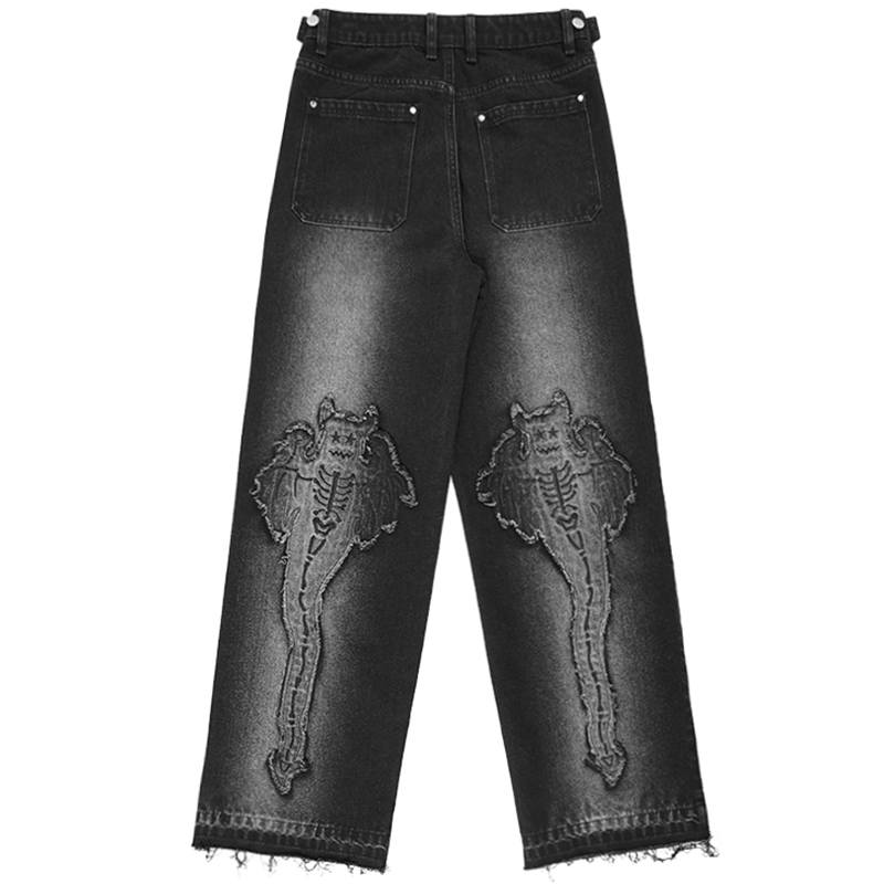 LBPC X PickleClub Jeans Unisex Black Moderate Straight Fit Pants