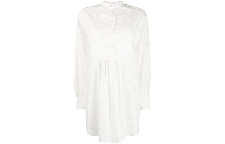 See By Chloe SS22 Long Sleeved Dress Women's White