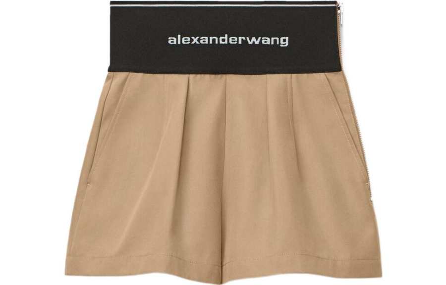 Alexander Wang Casual Shorts Women's Brown Moderate