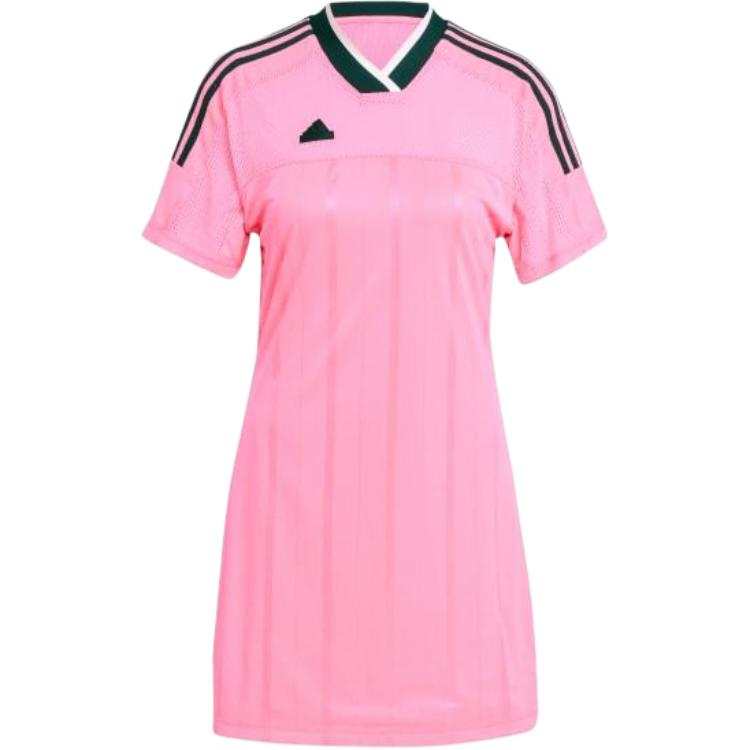 Adidas Adidas TIRO SUMMER TEE DRESS Short Sleeved Dress Women's Transparent Pink