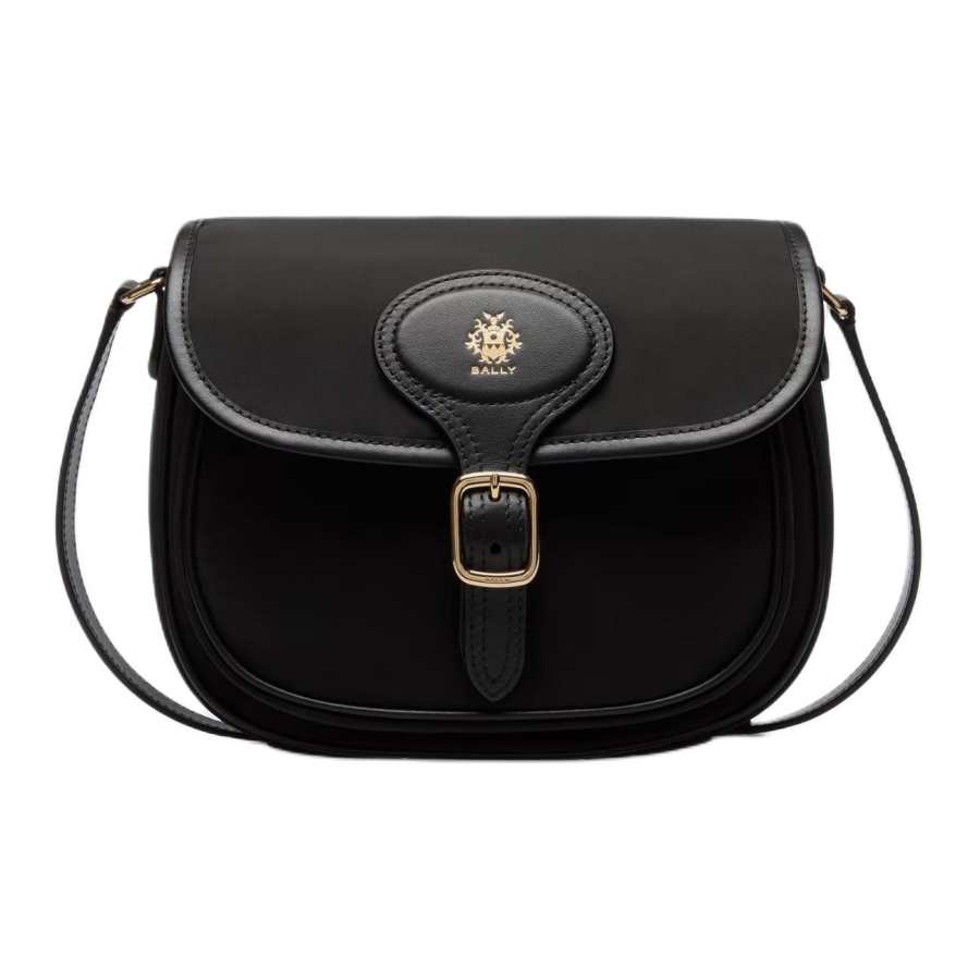BALLY Nylon Crossbody Bag Small Women's Black