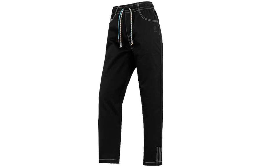 Adidas Neo Knitted Sweatpants Women's Black Moderate Straight Fit Pants