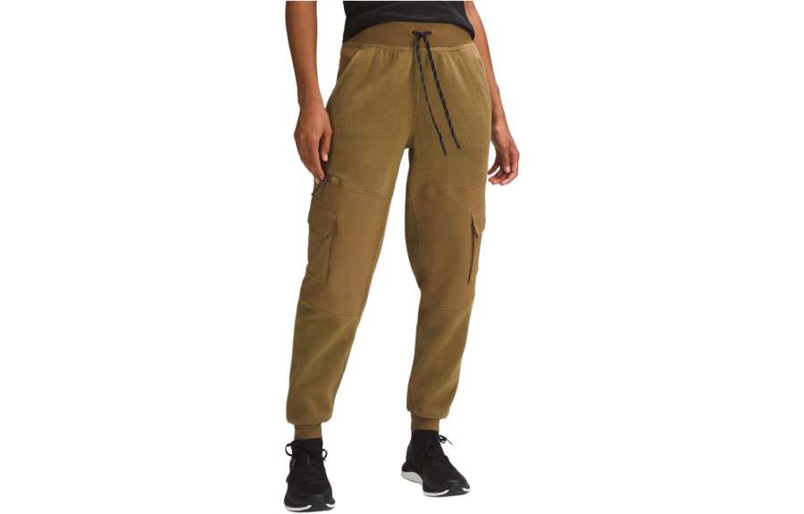Lululemon Fleece+Ripstop Knitted Sweatpants Women's Brown