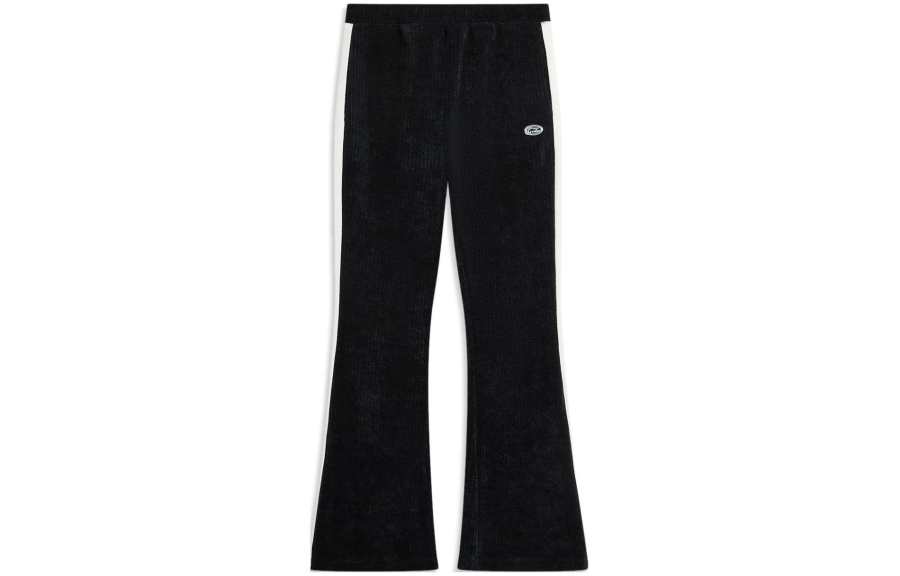 Li-Ning Li Ning Sports Life Collection Knitted Sweatpants Women's Black Ecru Multicolor