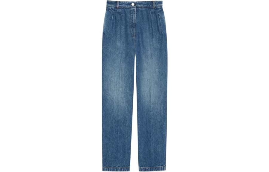 GUCCI 【Previous Season】high-rise wide leg jeans