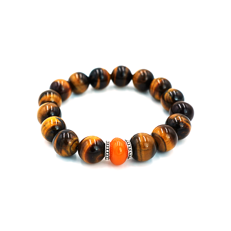 PAUL COSTELLOE Tiger's Eye Stone Beaded Bracelets Unisex