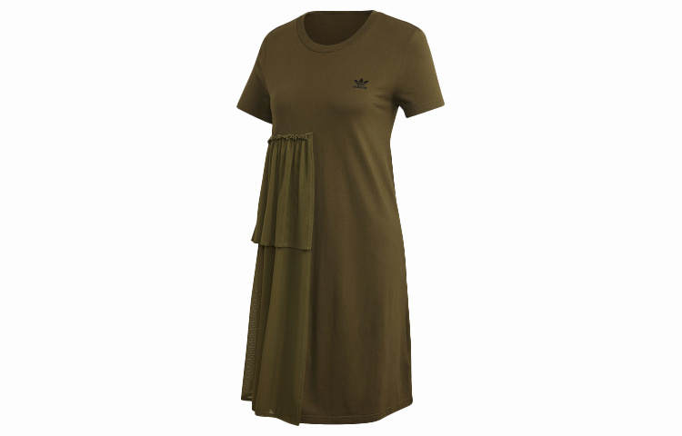 Adidas Originals Short Sleeved Dress Women's Green