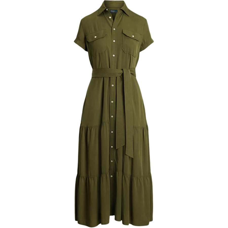 Polo Ralph Lauren Short Sleeved Dress Women's Green