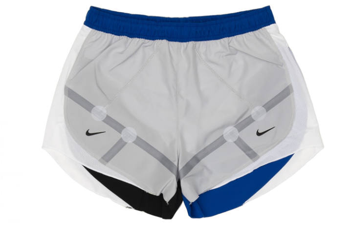 Nike Nike ISPA Casual Shorts Women's Gray Blue Moderate