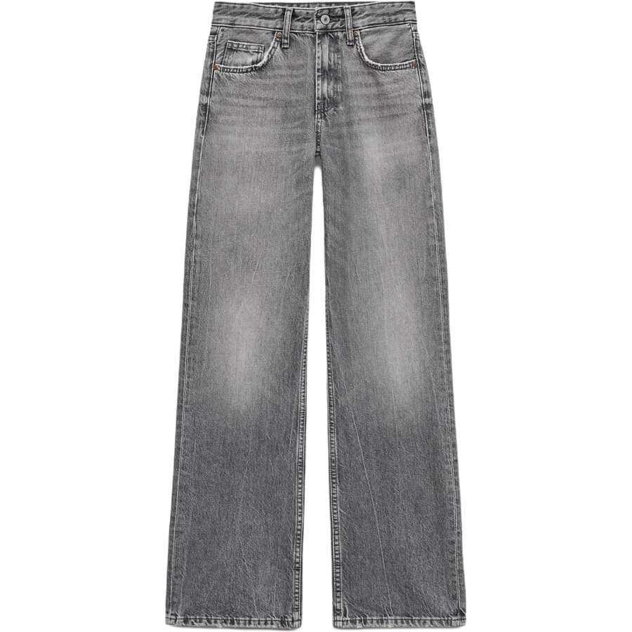 ZARA Trf Jeans Women's Gray Moderate Wide Leg Pants