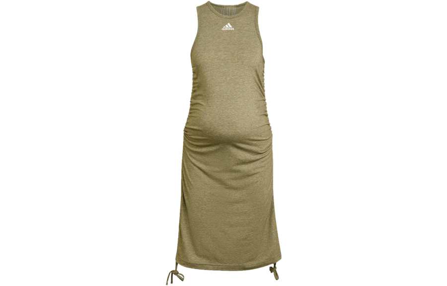 Adidas Adidas Sleeveless Dress Women's Dark Olive Green