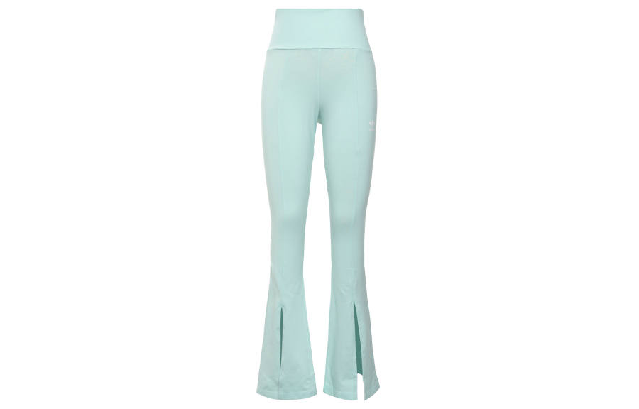 Adidas Originals Knitted Sweatpants Women's Green Moderate Slim Fit Pants