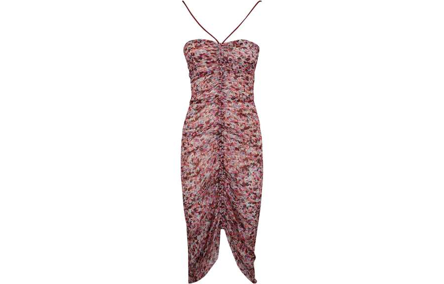 ISABEL MARANT Sleeveless Dresses Women's Pink Camisole Thin Midi Skirt Other