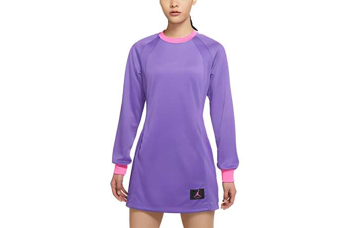 Jordan Jordan Long Sleeved Dress Women's Subtle Purple Pink