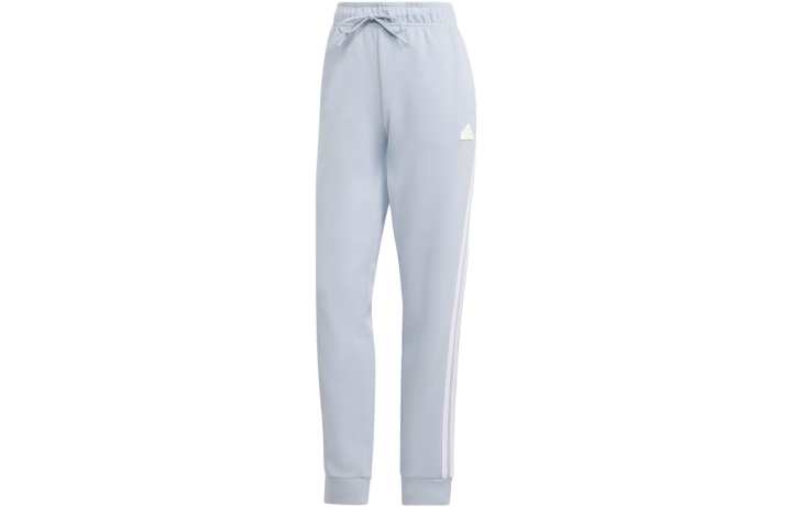 Adidas Adidas Knitted Sweatpants Women's Blue Moderate Cuffed Pants