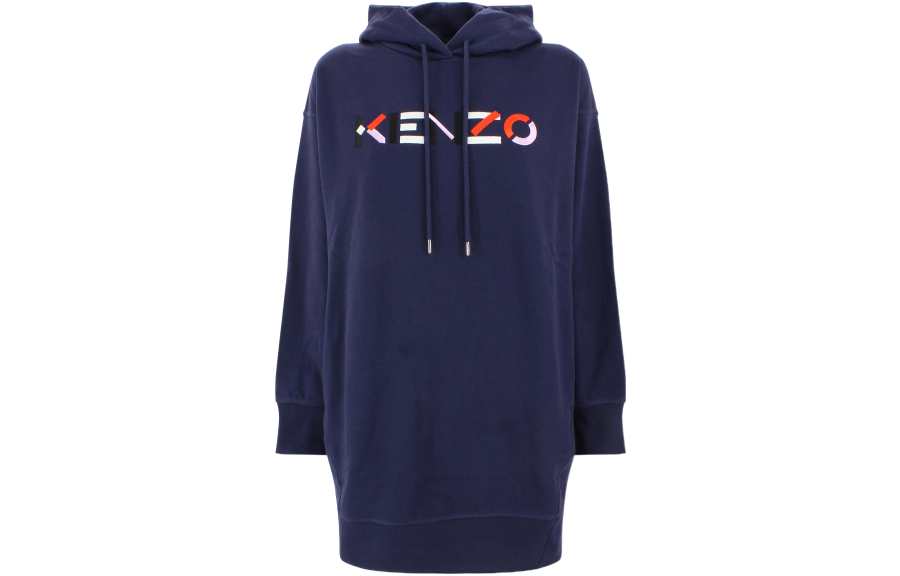 KENZO Long Sleeved Dress Women's Blue