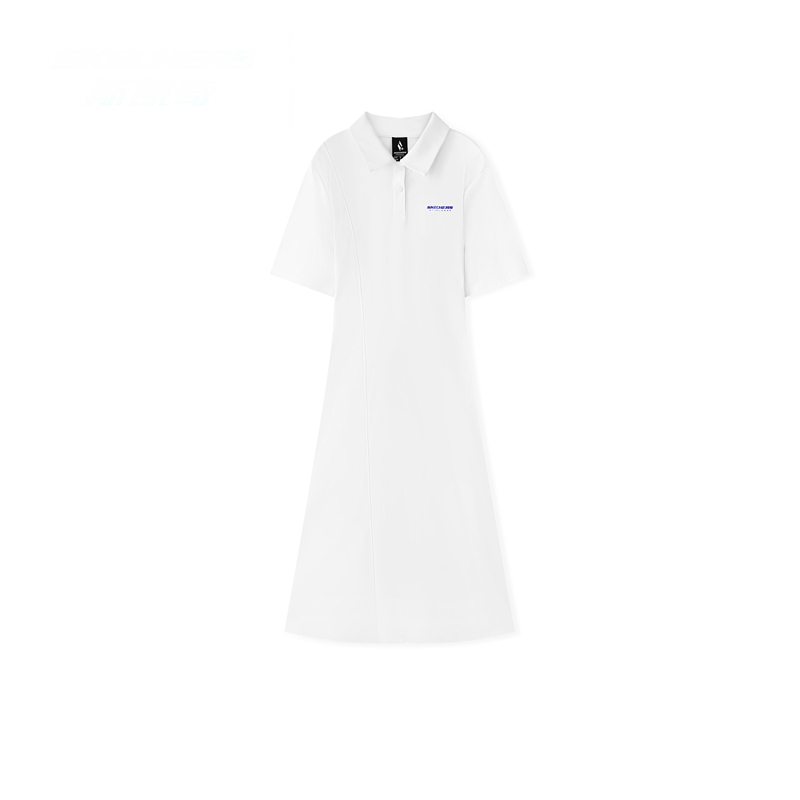 Skechers Short Sleeved Dress Women's Bright White