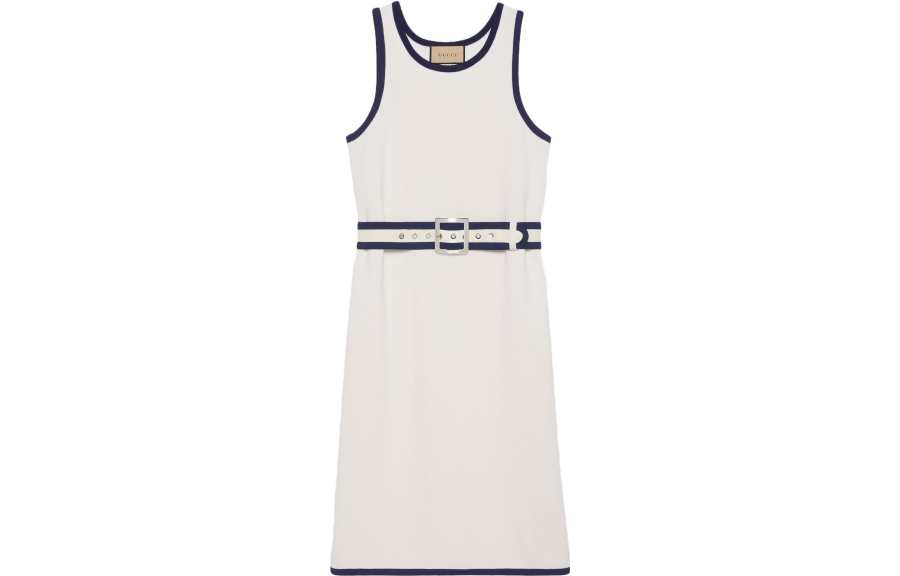 GUCCI Sleeveless Dress Women's White