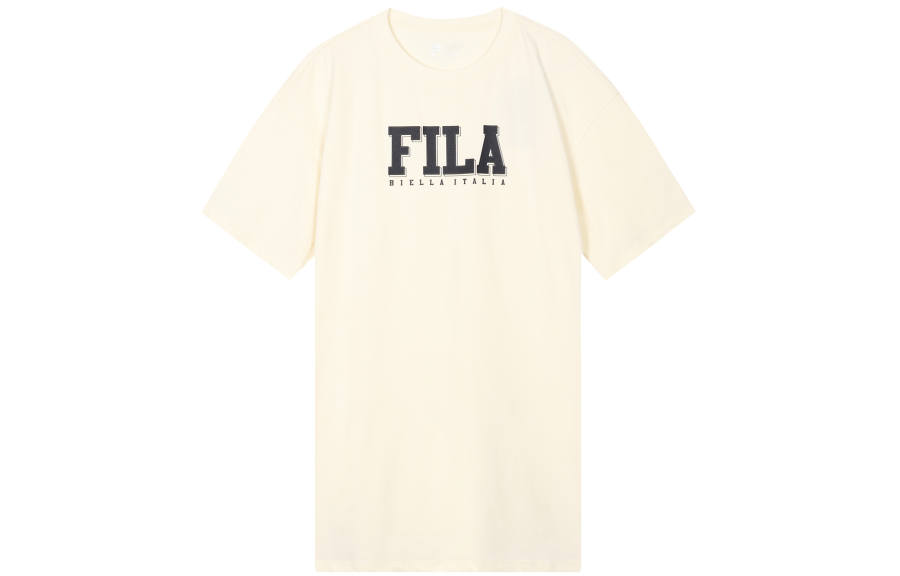 FILA Short Sleeved Dress Women's Milk Salt White