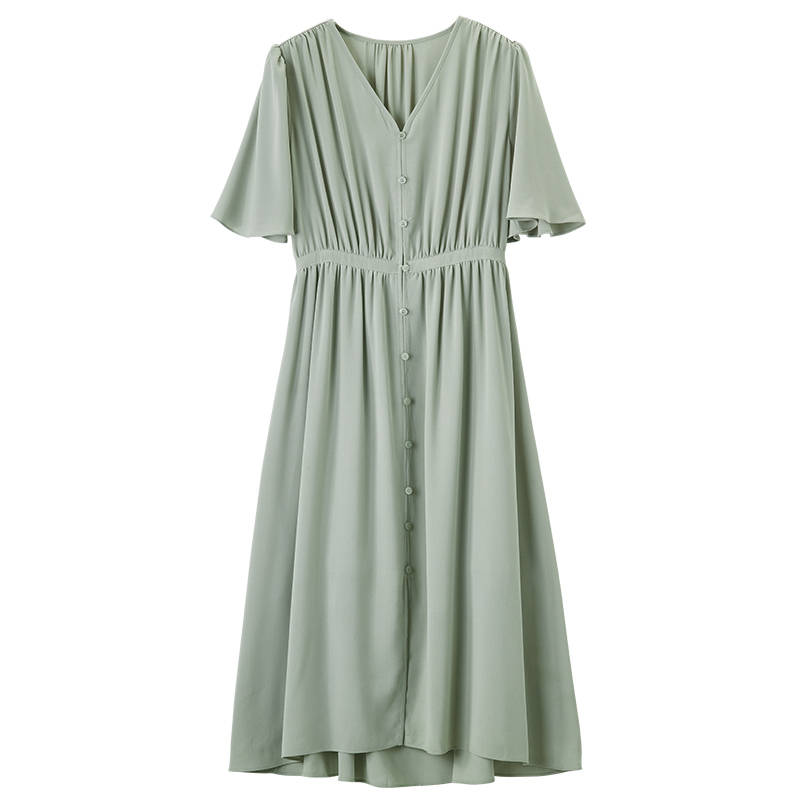 XIANGYING Short Sleeved Dress Women's