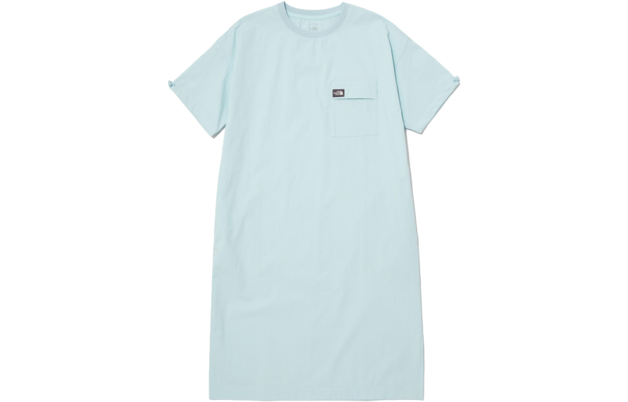 THE NORTH FACE Short Sleeved Dress Women's Light Blue