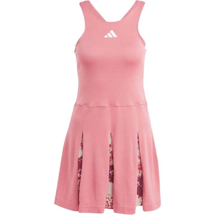 Adidas Adidas Sleeveless Dresses Women's Pink Crew Neck Moderate Short