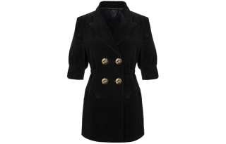 Blazé Milano velvet double-breasted dress