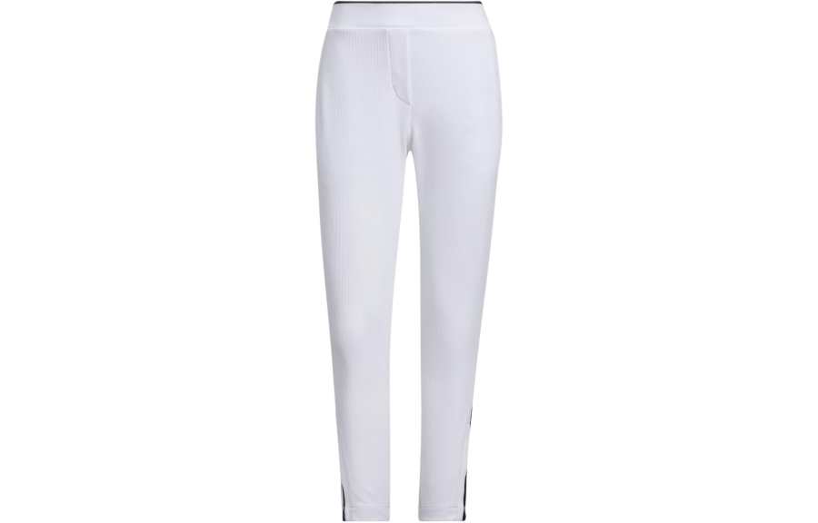 Adidas Adidas Aeroready 3 Stripes 7/8 Pants Knitted Sweatpants Women's White