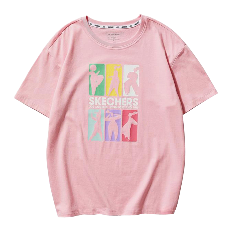 Skechers T Shirt Women's Pink 0093