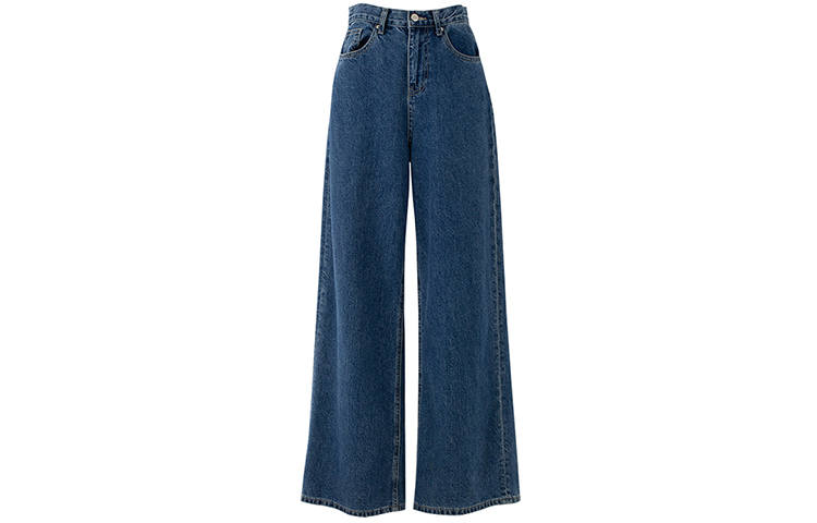 SOON FLOWER Jeans Fall Winter Women's Blue