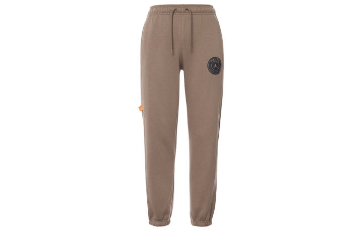Jordan Jordan Paris Saint Germain Paris Saint Germain, Solid Color Lace Up Casual Fleece Lined Elastic Cuff Knitted Sweatpants