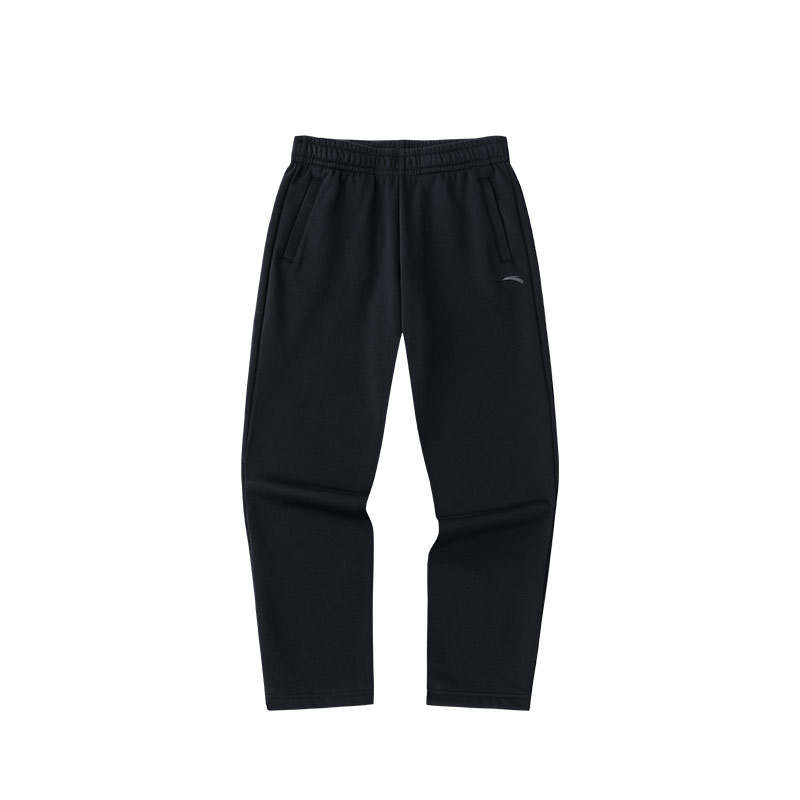 Anta Variety Training Collection Fleece Lined Thermal High Rise Fitness Straight Fit Knitted Sweatpants Women's