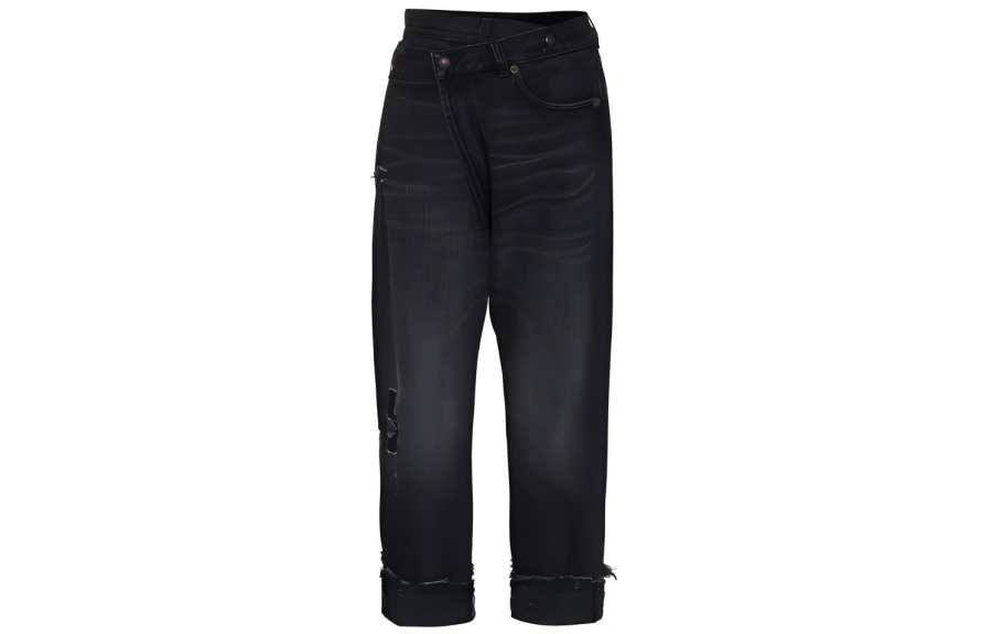 R13 R13 Crossover cropped jeans