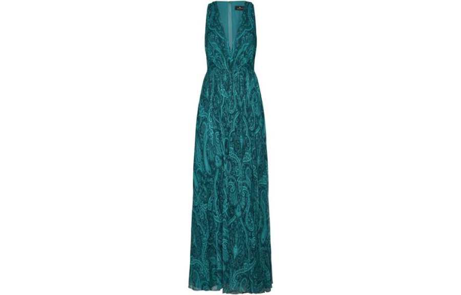 ETRO Sleeveless Dresses Women's Green