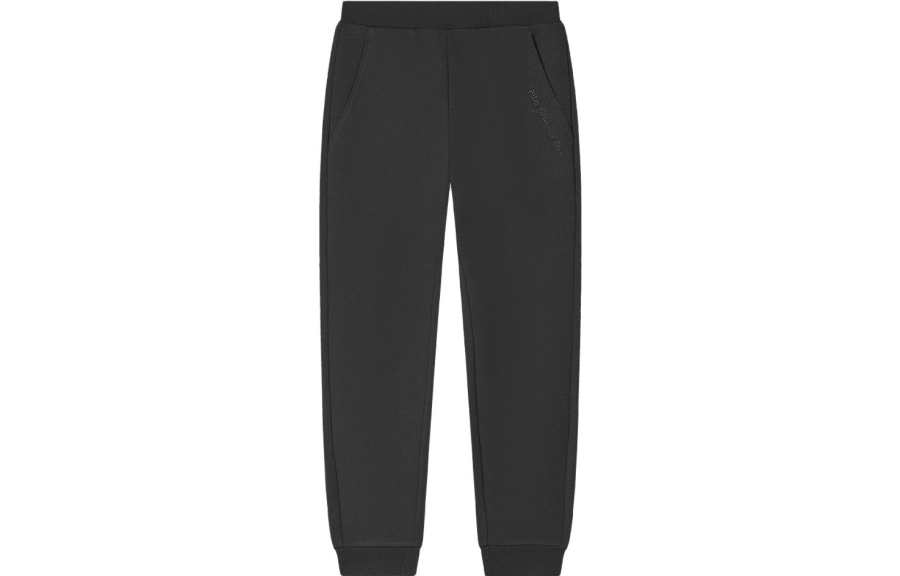 FILA Knitted Sweatpants Women's Jet Black Moderate Cuffed Pants