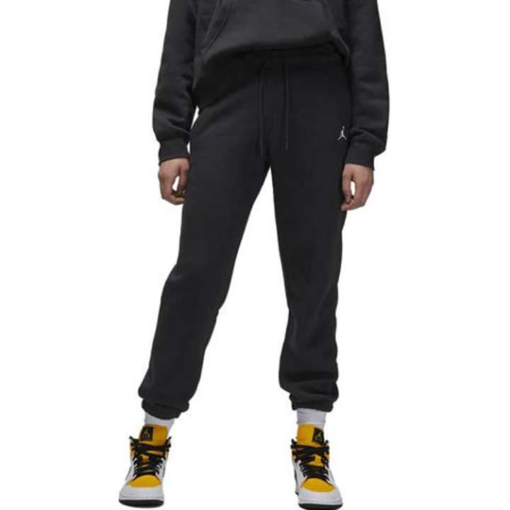 Jordan Jordan Brooklyn Knitted Sweatpants Women's Black Moderate Cuffed Pants