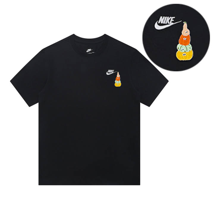 Nike Nike T Shirts Unisex Black Crew Neck Moderate Straight Fit