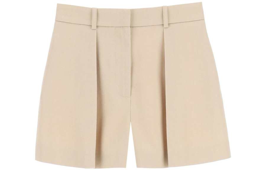 Lanvin SS22 Casual Shorts Women's Khaki