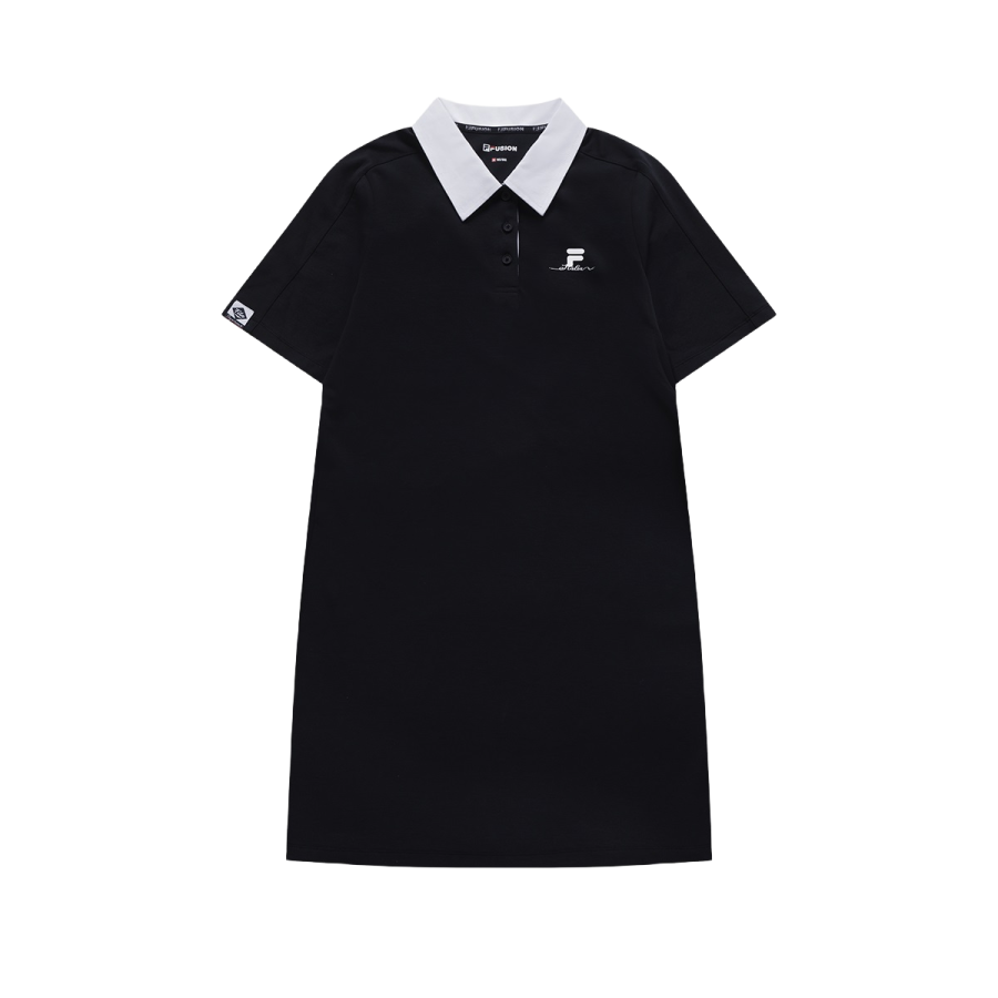 FILA FUSION FOB Short Sleeved Dress Women's Jet Black